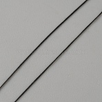 46M Round Nylon Beading Threads, Nylon Cords for Seed Beads Jewelry Making, with Spool, Black, 0.2mm, about 50.31 Yards(46m)/Roll(NWIR-WH0025-01C)