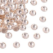 Preciosa&reg MAXIMA Crystal No Hotfix Flatback Stones, Czech Crystal, Dura Foiling, Round(438 11 615 Chaton Rose), 00530 Gold Quartz, SS6(1.9~2.1mm)(Y-PRC-NSS6-00530)