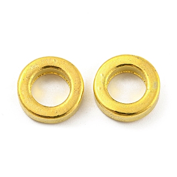 Alloy Spacer Beads, Flat Ring, Golden, 11x3mm, Inner Diameter: 7mm