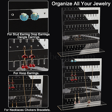 5-прямоугольные прозрачные акриловые подставки-органайзеры для ювелирных изделий(EDIS-WH0031-12A)-4