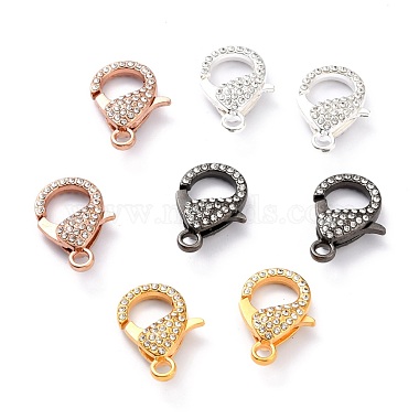 Mixed Color Others Alloy+Rhinestone Clasps
