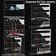 5-прямоугольные прозрачные акриловые подставки-органайзеры для ювелирных изделий(EDIS-WH0031-12A)-4