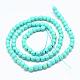 Chapelets de perles en turquoise synthétique(G-R344-4mm-63)-2