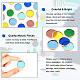 36Pcs 6 Colors Colored Glass Mosaic Tiles(DIY-OC0009-46)-4