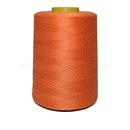 40S/2 Machine Embroidery Thread, Polyester Sewing Thread, Coral, 10.3x8.2cm, about 8800yards/roll(OCOR-E023-10)