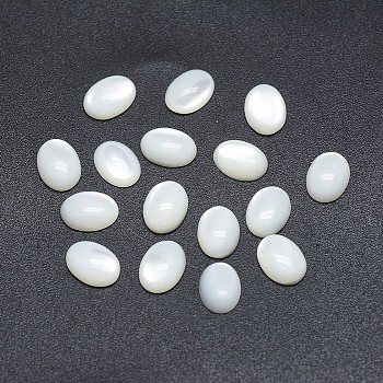 Shell Cabochons, Oval, 19.5~20x14.5~15x2mm
