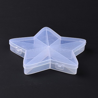 10 caja de plástico transparente rejillas(CON-B009-06)-3