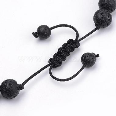 Natural Lava Rock Braided Bead Bracelets(BJEW-R304-02-8mm)-4