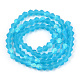 Imitate Austrian Crystal Bicone Frosted Glass Beads Strands(GLAA-F029-TM3mm-A19)-2
