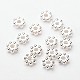 ABS Electroplated Snowflake Plastic Spacer Beads(X-KY-I002-01B)-1