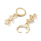 Rack Plating Brass Leverback Earrings(EJEW-A030-07G-02)-2