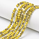Chapelets de perles en verre opaque électrolytique(EGLA-A034-P4mm-F11)-1