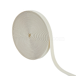 Polyester Elastic Cord, Flat, Floral White, 15.5mm, about 17.50 Yards(16m)/Roll(OCOR-WH0085-37B)