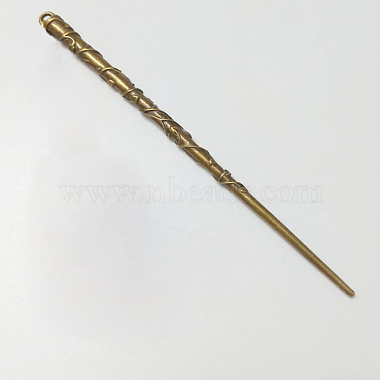 Tibetan Style Alloy Hair Stick Findings(X-TIBE-R310-35AB-NR)-1