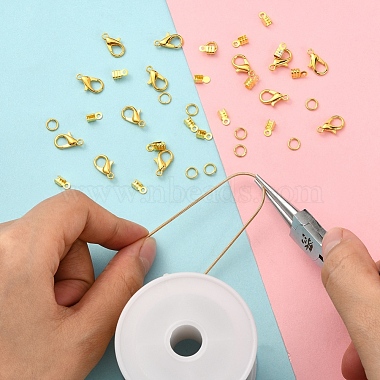 DIY Chains Bracelet Necklace Making Kit(DIY-YW0005-83G)-2
