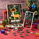 Elite 50Pcs 10 Styles Christmas Theme Opaque Resin Cabochons(RESI-PH0002-08)-2