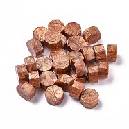 Sealing Wax Particles, for Retro Seal Stamp, Octagon, Camel, 9mm, about 1500pcs/500g(DIY-E033-A27)