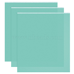 Rectangle FR-4 Fiberglass Sheet, Inflaming Retarding Fiberglass Board, Medium Turquoise, 333x298x1.5mm(AJEW-WH0505-17A-02)