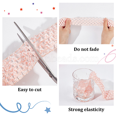 14M 7 Style Pink Series Elastic Crochet Headband Ribbon(OCOR-BC0005-35)-4
