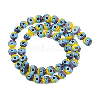 Handmade Evil Eye Lampwork Beads(LAMP-C028-01-01)-2