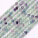 Chapelets de perles en fluorite naturel(G-F509-38-2mm)-1