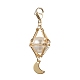 Décorations de pendentif en perles de coquillage en laiton(HJEW-JM01816-02)-1