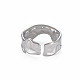 304 Stainless Steel Irregular Cuff Ring(X-RJEW-N038-039P)-2
