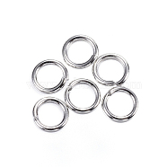 Tarnish Resistant 304 Stainless Steel Jump Rings, Open Jump Rings, Stainless Steel Color, 4.5x0.8mm, 20 Gauge, Inner Diameter: 2.9mm(A-STAS-D448-097P-4.5mm)