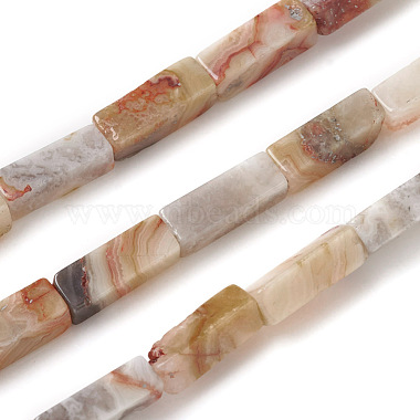 13mm Cuboid Crazy Agate Beads