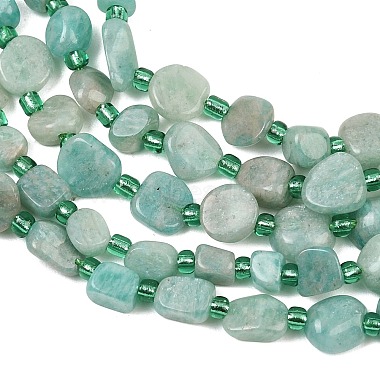 Natural Amazonite Beads Strands(GG-CBA3A44-C08-01)-3