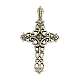 Tibetan Style Alloy Cross Gothic Pendants(X-TIBEP-371-AS-LF)-1