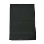 Jewelry Flocking Cloth, Polyester, Self-adhesive Fabric, Rectangle, Dark Slate Gray, 29.5x20x0.07cm(DIY-F022-A20)