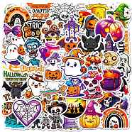 Hallowmas 50Pcs Self-Adhesive Stickers, for DIY Photo Album Diary Scrapbook Decoration, Mixed Shapes, 54x42mm, 50pcs/set(PW-WG19CA1-01)