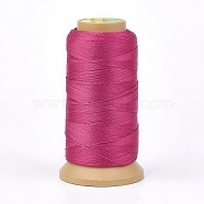 Polyester Thread, for Custom Woven Jewelry Making, Camellia, 0.25mm, about 700m/roll(NWIR-K023-0.25mm-03)