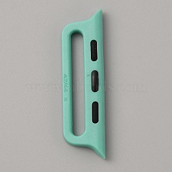 Plastic Watchband Connector, Turquoise, 9.5x35x3mm(FIND-WH0419-94A)