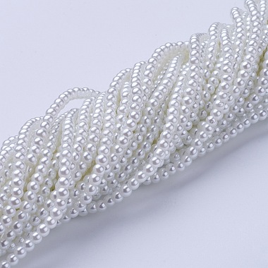 Glass Pearl Beads Strands(HY-3D-B01)-3