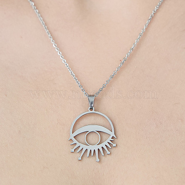Eye 201 Stainless Steel Necklaces
