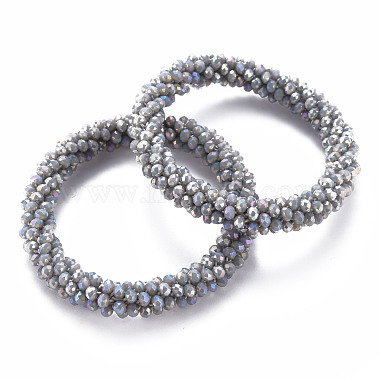 Gray Glass Bracelets