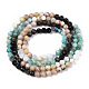 Natural & Synthetic Mixed Gemstone Beads Strands(G-D080-A01-02-03)-2