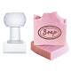 Clear Acrylic Soap Stamps with Small Handles(DIY-WH0444-006)-1