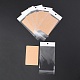 100Pcs Rectangle Kraft Paper One Pair Earring Display Cards with Hanging Hole(CDIS-YW0001-02A)-3