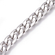 Tarnish Resistant 201 Stainless Steel Cuban Link Chains(CHS-L020-036A-P)-1