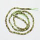 Faceted Natural Green Garnet Round Bead Strands(G-I156-03)-2