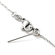 304 Stainless Steel Add a Bead Adjustable Cable Chains Bracelets for Women(BJEW-M307-01C-P)-3