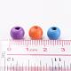 Dyed Lead Free Round Natural Wood Beads(X-TB102Y)-4