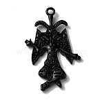 Alloy Pendants, Goat Charm, Electrophoresis Black, 35x22x4mm, Hole: 2mm(FIND-WH0032-22EB)