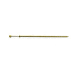 Brass Hair Stick, Golden, 150x40mm(OHAR-H003-06)