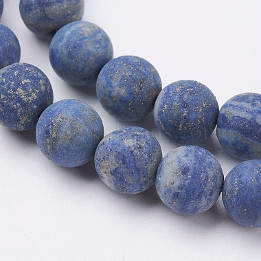 Natural Lapis Lazuli Beads Strands(G-J376-52-8mm)-3