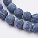 Natural Lapis Lazuli Beads Strands(G-J376-52-8mm)-3