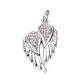 Brass Micro Pave Cubic Zirconia Pendants(X-ZIRC-P060-23P)-1